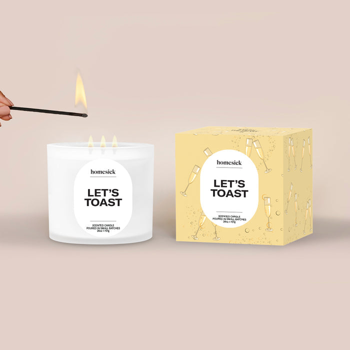 Let's Toast 3-Wick Candle
