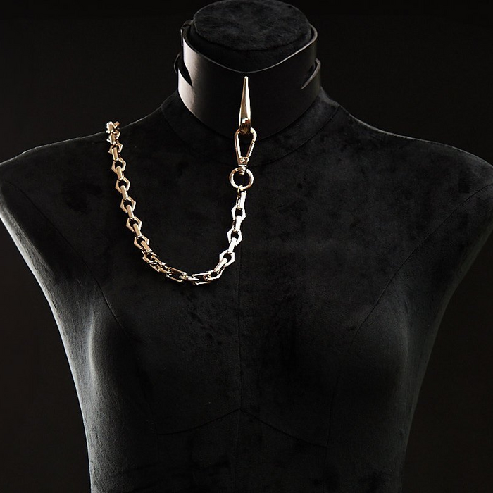 Liquide D'Or Leather Collar and Leash