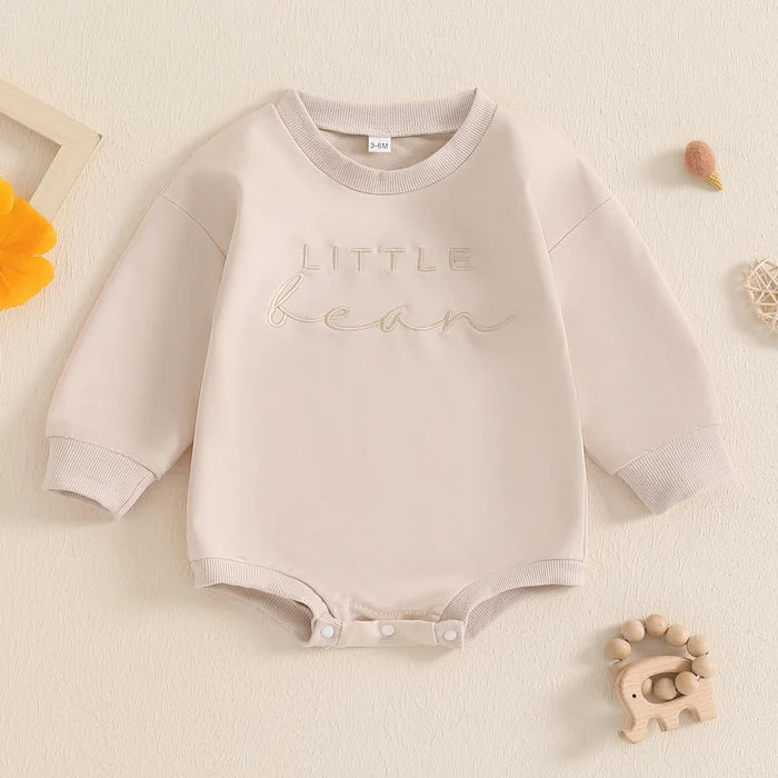 LITTLE BEAN Embroidered Long-Sleeve