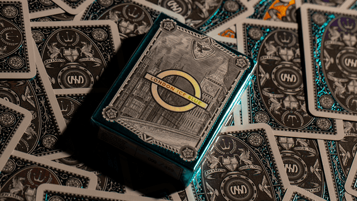 London Diffractor Playing Cards -  Ice Blue Playing Cards by VXD Gaming