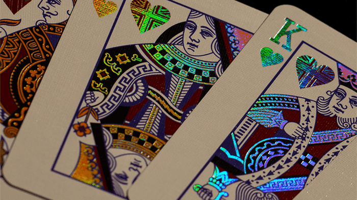 London Diffractor Playing Cards -  Ice Blue Playing Cards by VXD Gaming