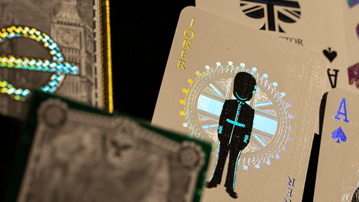 London Diffractor Playing Cards -  Ice Blue Playing Cards by VXD Gaming