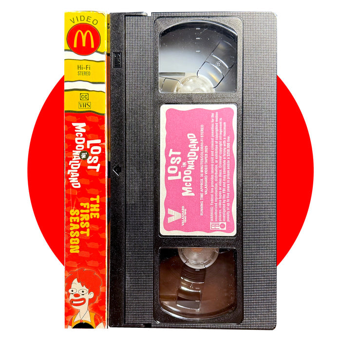 LOST IN MCDONALDLAND VHS