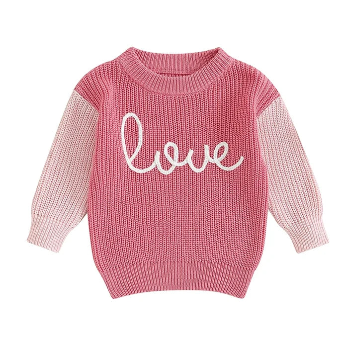 LOVE Knitted Sweatshirt