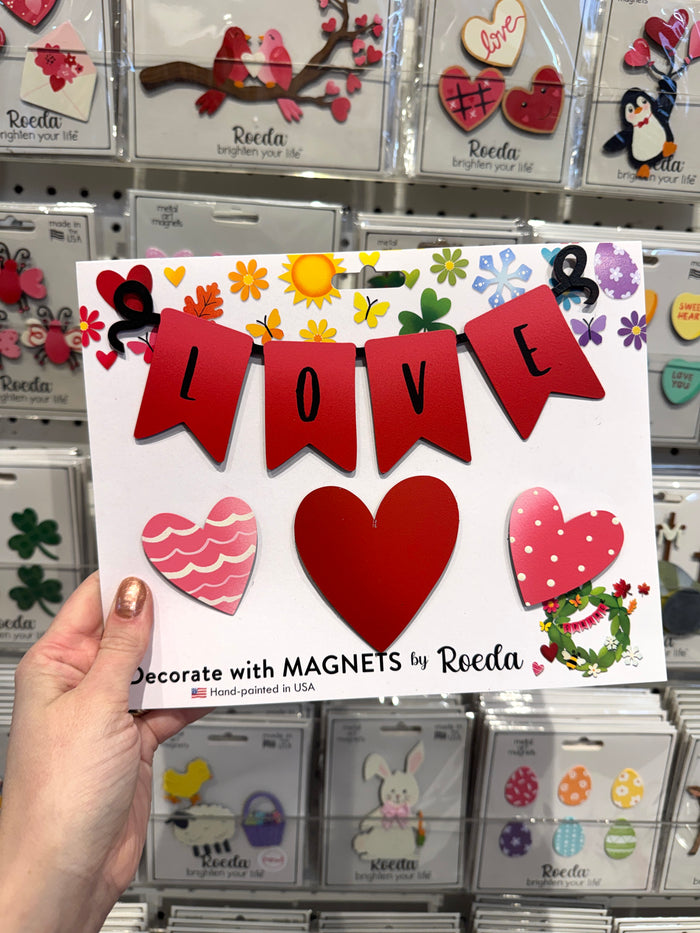 Love Wreath Kit Magnets S/4