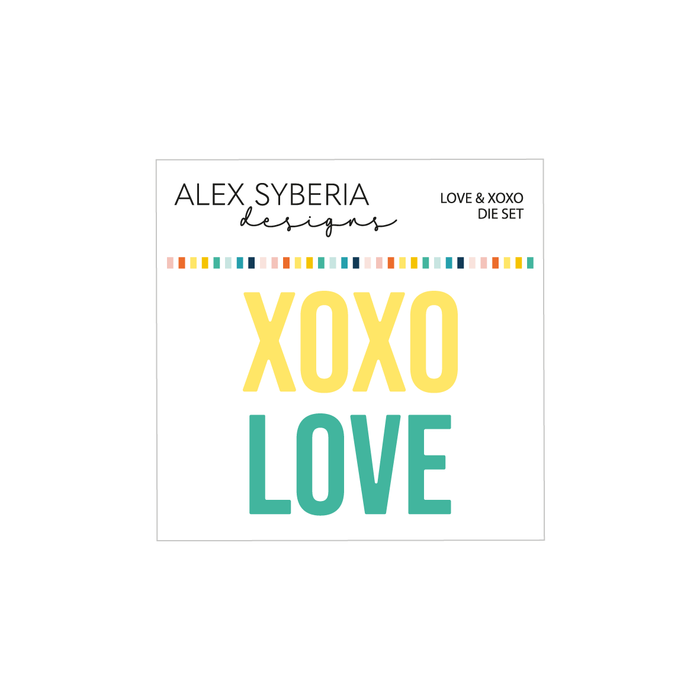 Love & XOXO Die Set