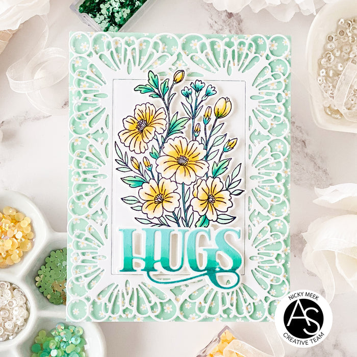 alex-syberia-designs-hugs-die-set spellbinders die cutting machine-cardmaking-delicate-frame