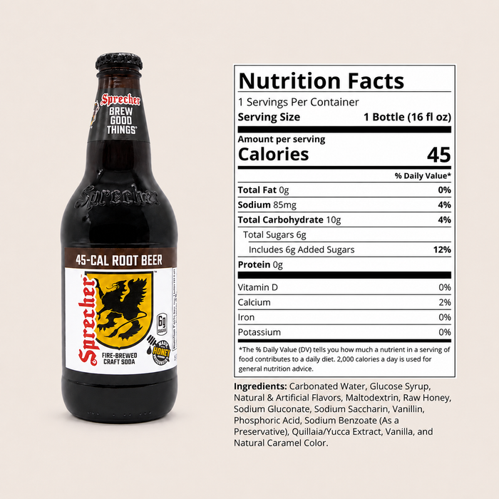Low-Cal Root Beer Soda