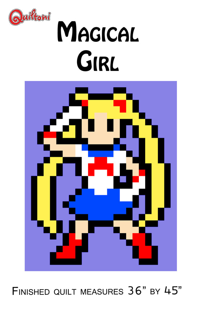 Magical Girl Lap Quilt Paper Pattern