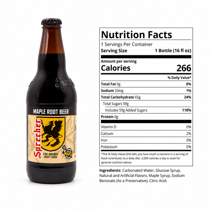 Maple Root Beer Soda