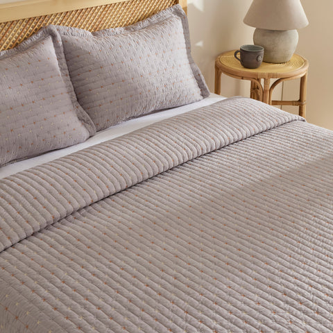 Margot, Set de Couvre-lit, Gris