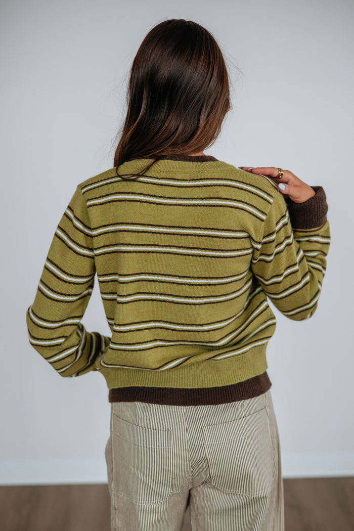 Marleigh Striped Cardigan