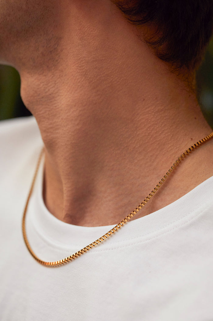 Men's Box Chain Necklace