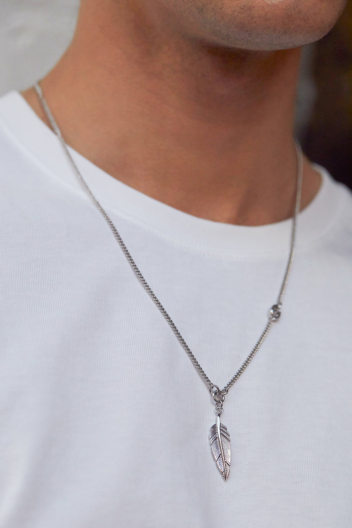 Men's Feather Necklace