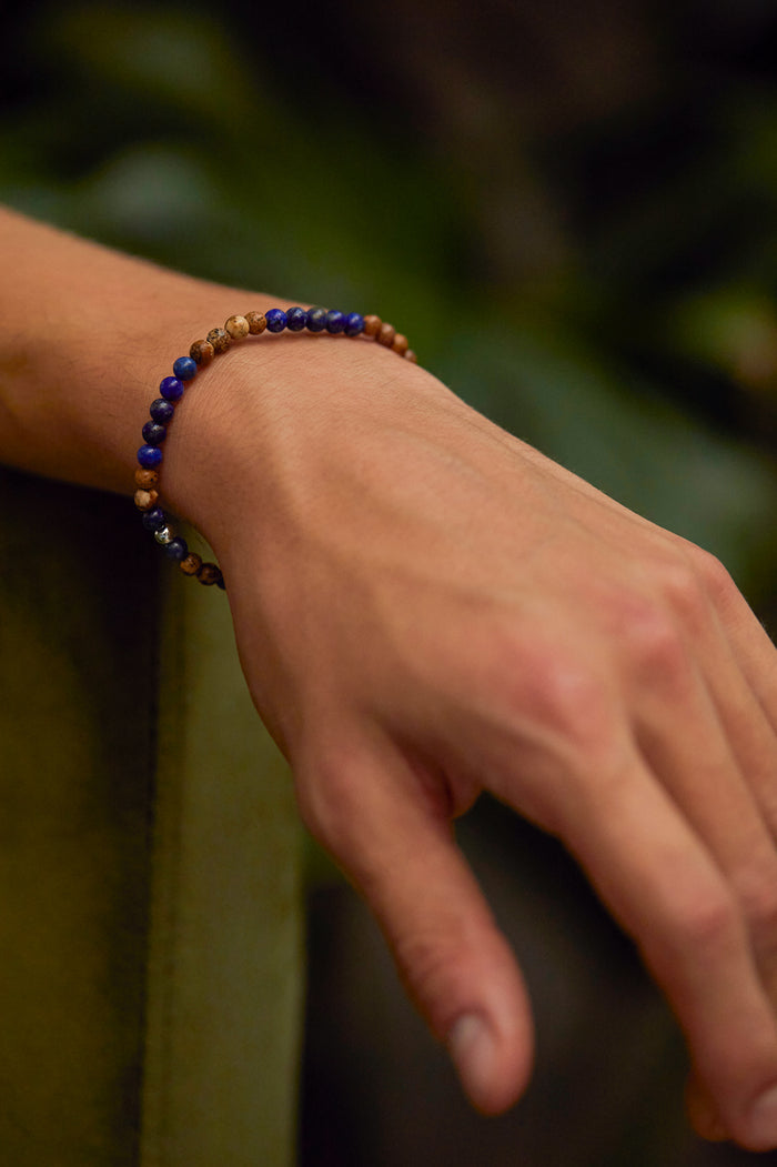 Men's Gemstone Beaded Bracelet