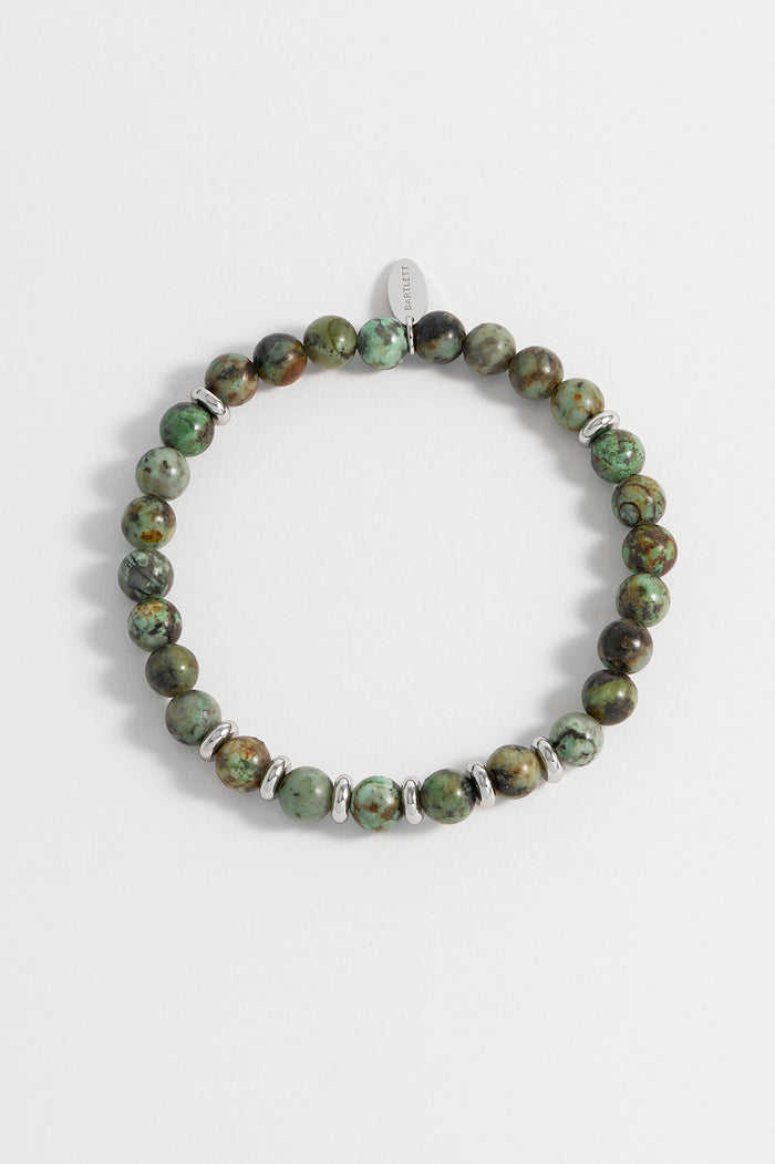 Men's Gemstone Beaded Bracelet