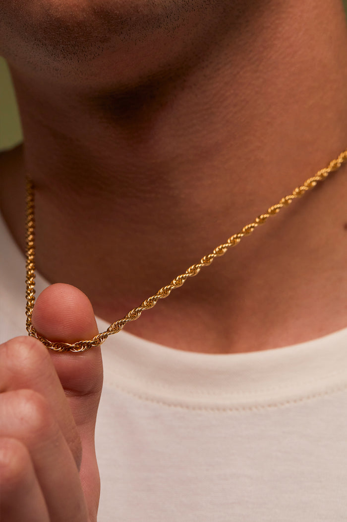 Men's Rope Chain Necklace