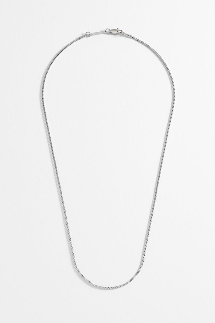 Men's Thin Box Chain Necklace