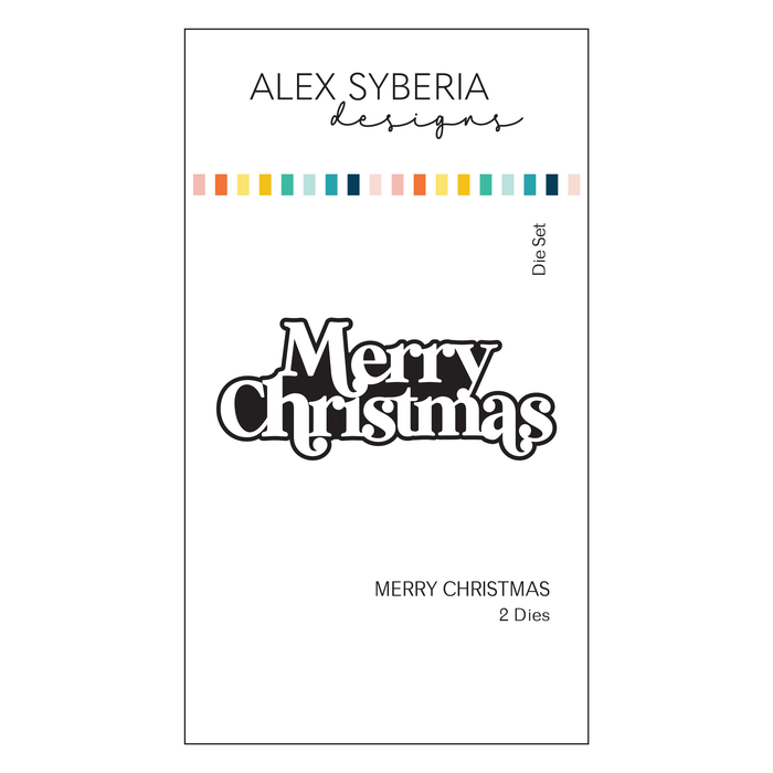 Merry Christmas Die Set