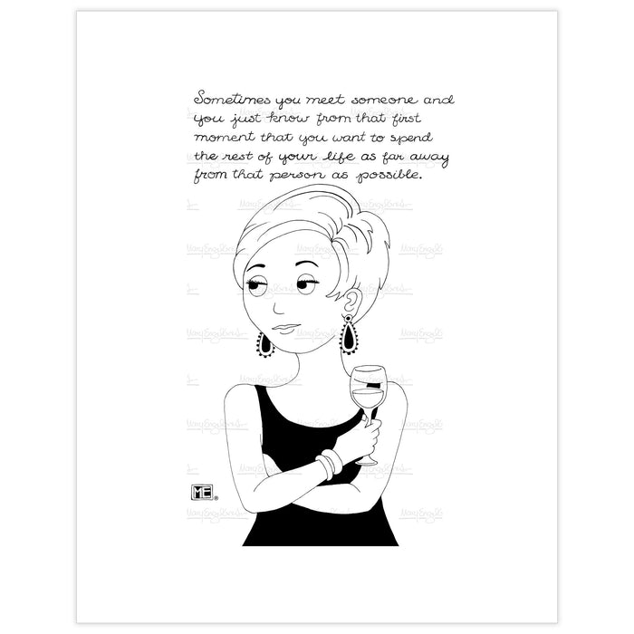 Met Someone New Fine Art Print