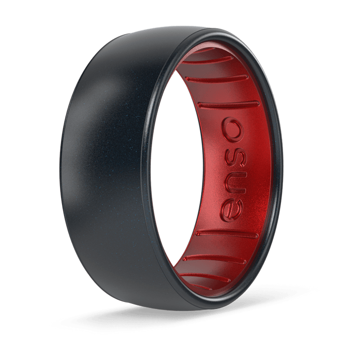 Dualtone Silicone Ring - Black Pearl/Ruby