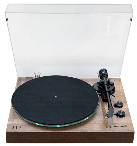 Mitchell Acoustics UStream TT3 Bluetooth Vinyl Turntable with USB - Walnut Walnut