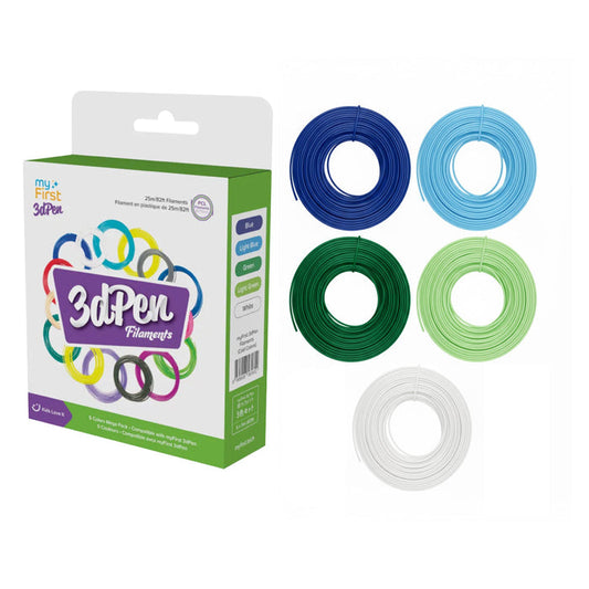 myFirst 3dPen Filaments - Cold Colour 5 Pack | 256-FP3301AC-CC01