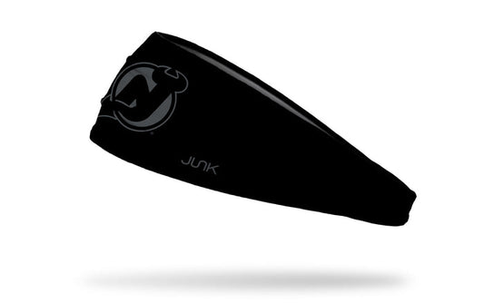 New Jersey Devils: Gray Logo Big Bang Lite Headband - View 1