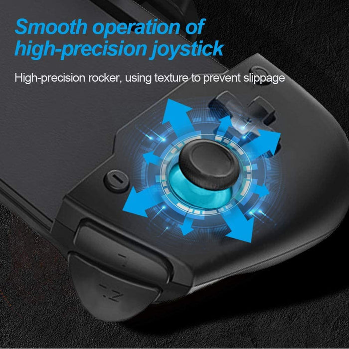 The controller features a high-precision rocker with a textured surface to prevent slippage.