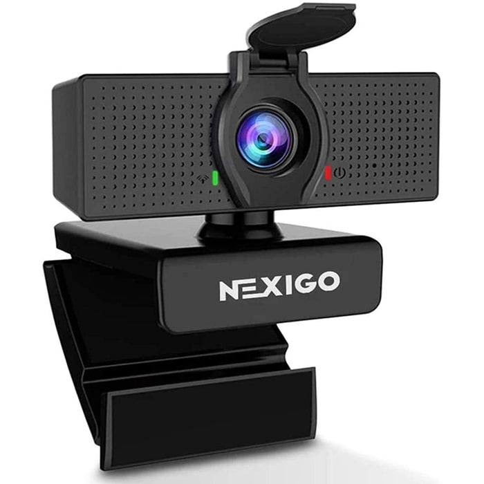 Black camera with privacy cover