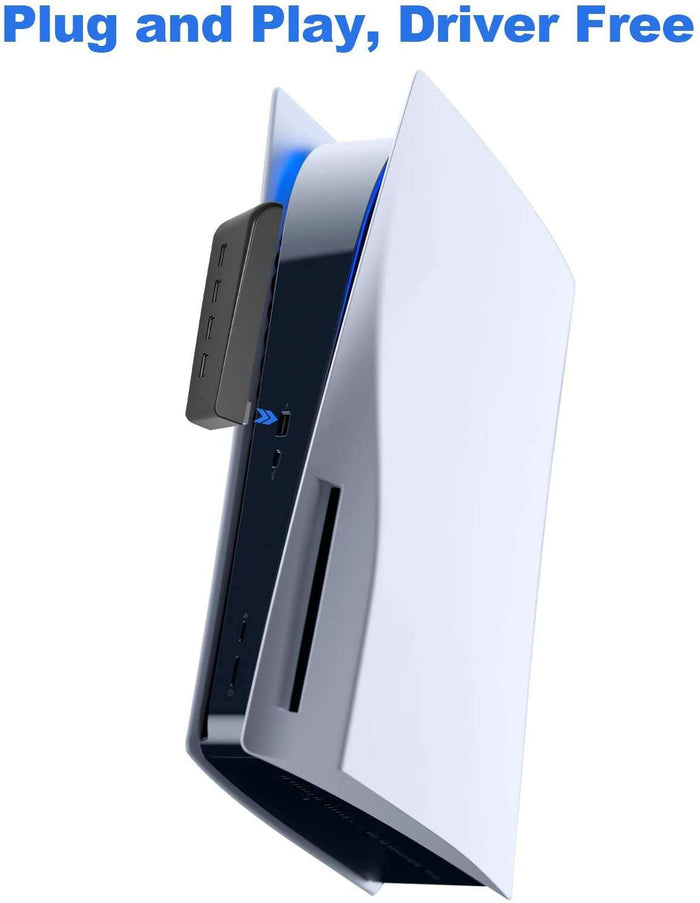 No drivers needed, just plug it into the PS5 central unit to use.