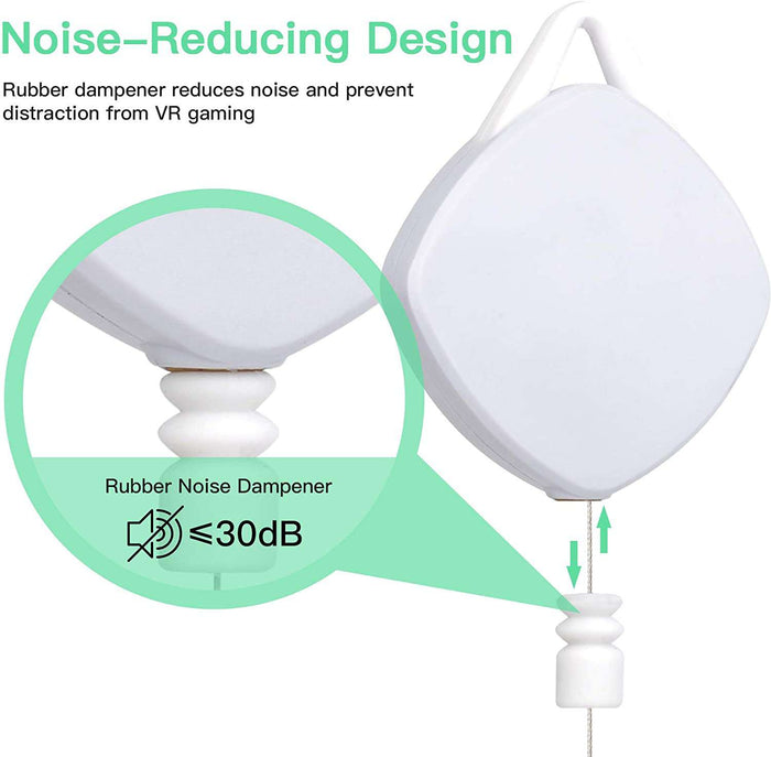 Rubber shock absorbers with noise reduction design, less than 30 decibels