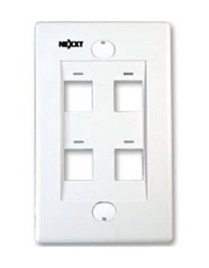 Nexxt 4 Port Wall Plate-4PWP Hannah Frederick