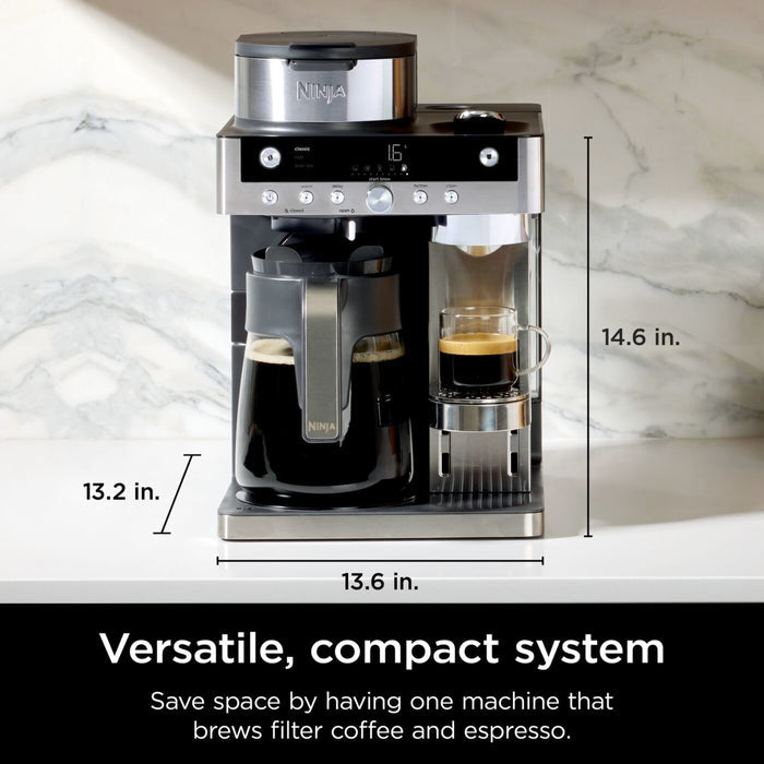 Ninja Prestige Dualbrew System 2-in-1 Coffee Machine | CFN802UK