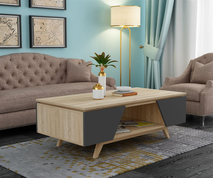 NORDIC 1200 Coffee Table Grey by Criterion - Home Living Store - Coffee Table