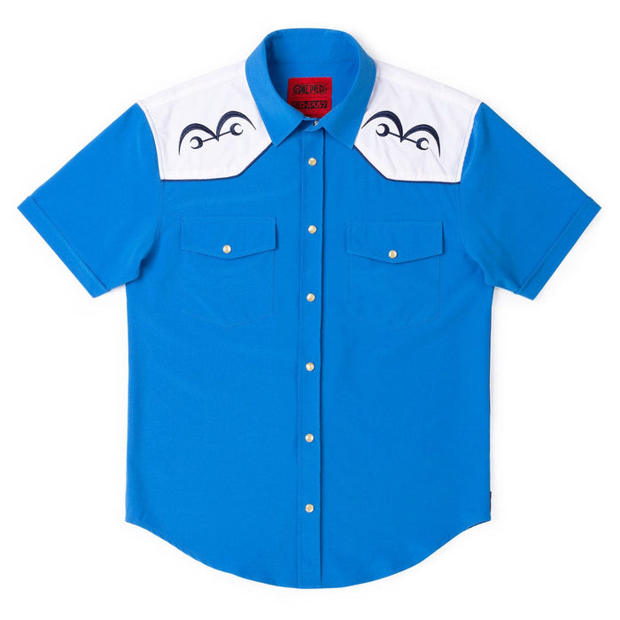 RSVLTS XS One Piece Roper Short Sleeve Shirt One Piece "Justice" – Roper Short Sleeve Shirt One Piece "Justice" – Roper Short Sleeve Shirt