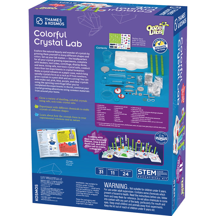 Ooze Labs: Colorful Crystal Lab STEM Thames & Kosmos