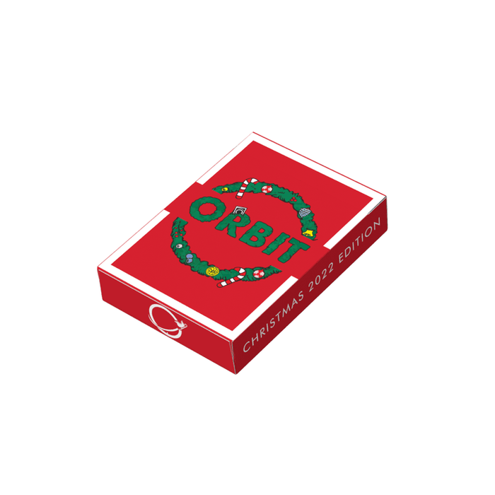 Orbit Christmas V2 Playing Cards Playing Cards by Orbit Brown