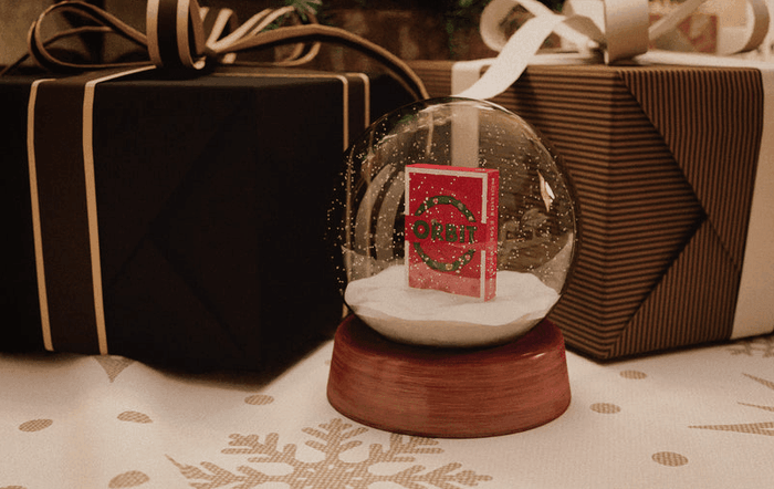 Orbit Christmas V2 Playing Cards Playing Cards by Orbit Brown