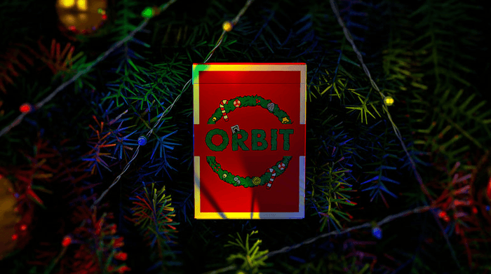 Orbit Christmas V2 Playing Cards Playing Cards by Orbit Brown