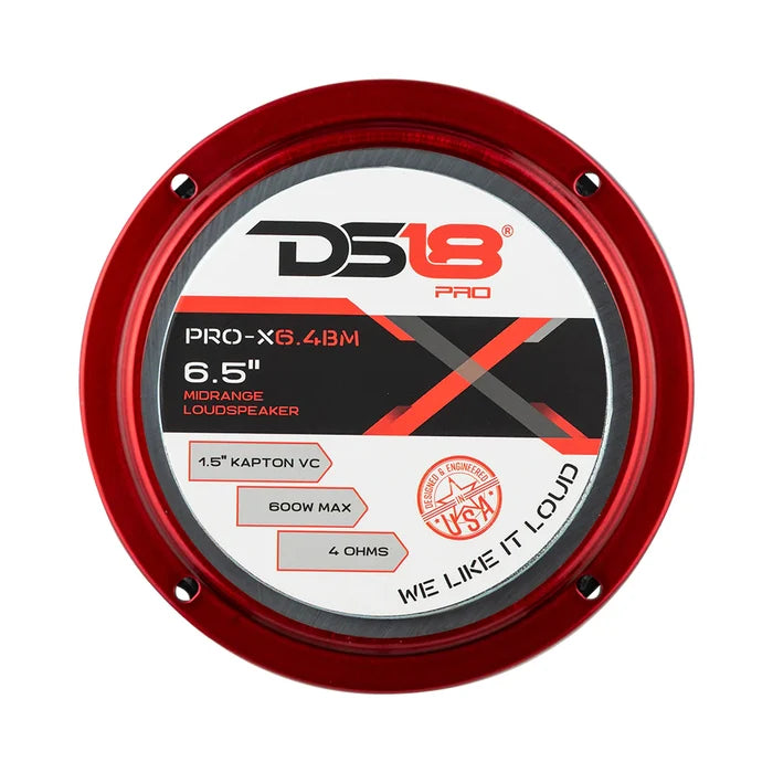 PAQUETE (2)PRO-X6.4BM  MIDRANGE - (2)PRO-TWX1/BK