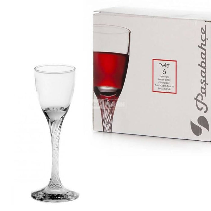 Pasabahce TWIST Stemware Set 6pc - 44612 - 68067819859 Pie's Variety Store