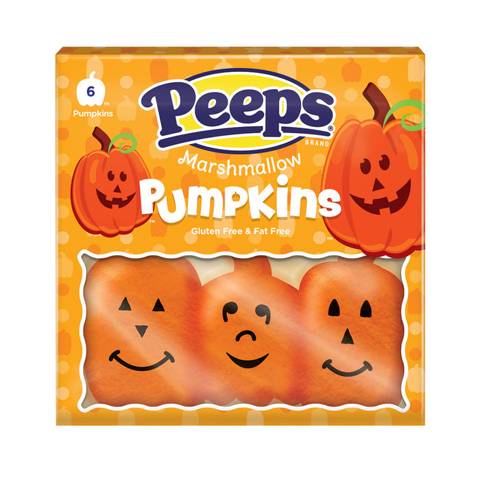 Peeps Pumpkin Marshmallow Candy - 12 Count