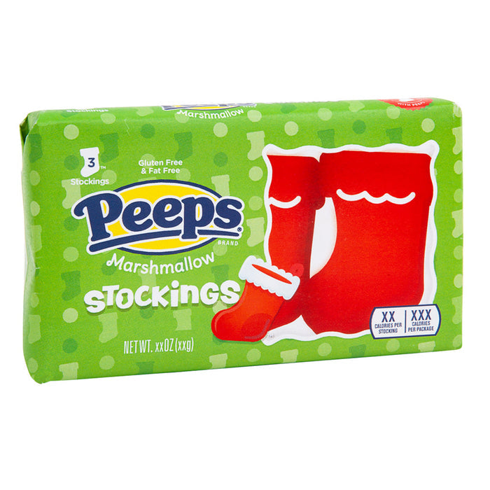 Peeps Stockings Marshmallow Candy - 24 Count