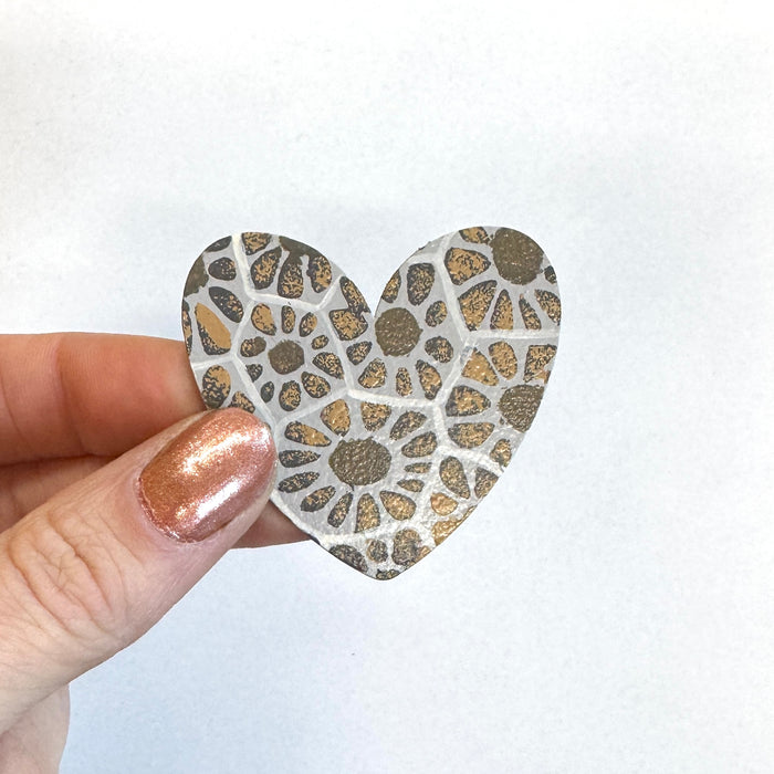 Petoskey Stone Heart Magnet, Single