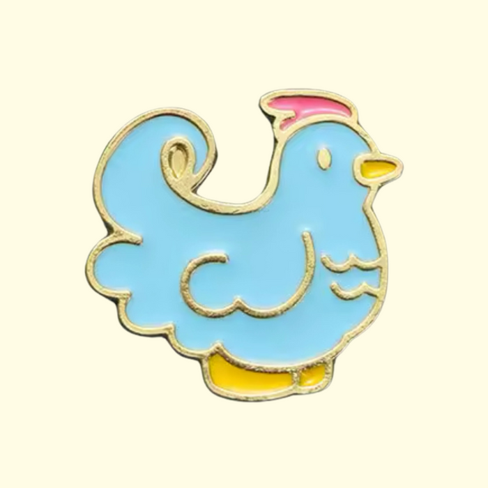 💐 Pin: Big Blue Chicken * NEW