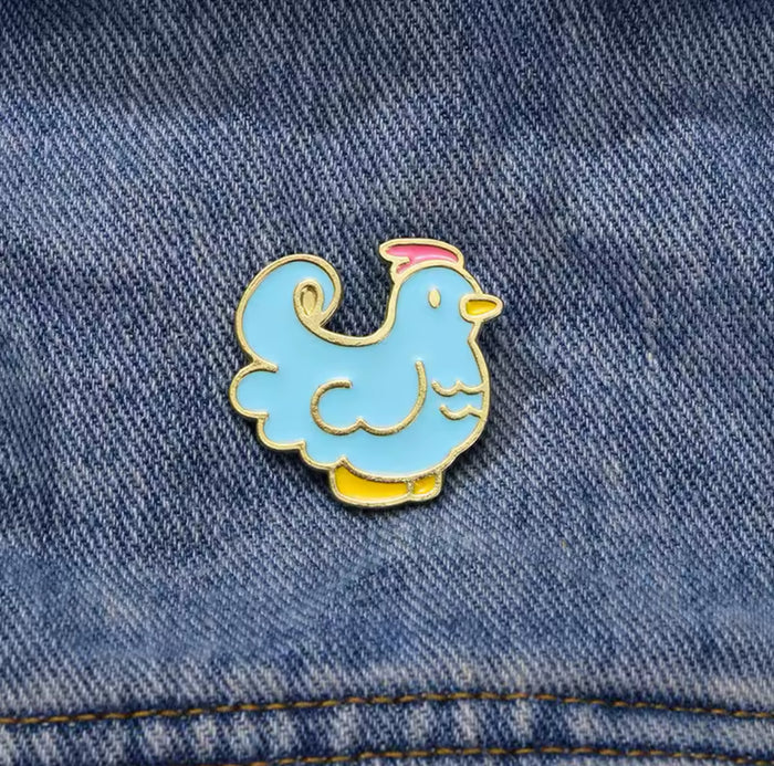 💐 Pin: Big Blue Chicken * NEW