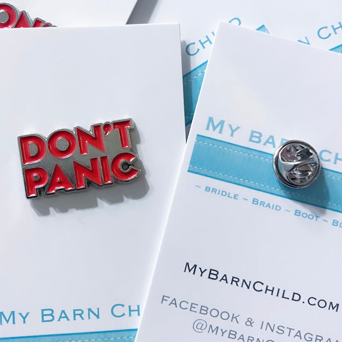 💐 Pin: Don’t Panic • NEW