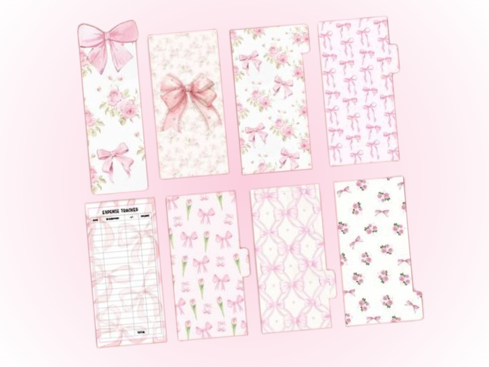 Pink Bow Set | Budget Bundle | Set of 8