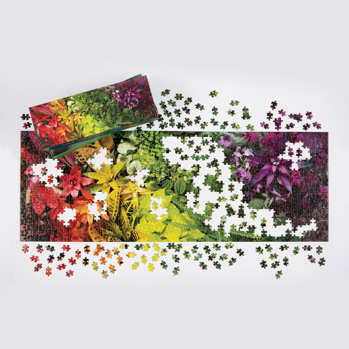 Plant Life 1000 Piece Panoramic Jigsaw Puzzle Panoramic Puzzles Galison